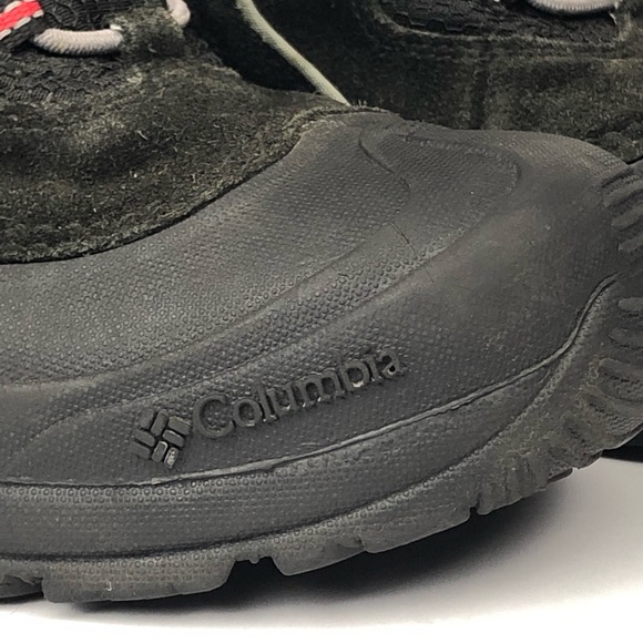 Columbia waterproof black/ red winter boots Sz 5 - Picture 4 of 8
